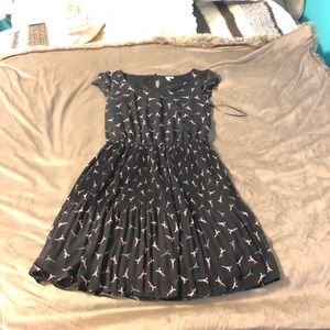 Eiffel Tower black dress